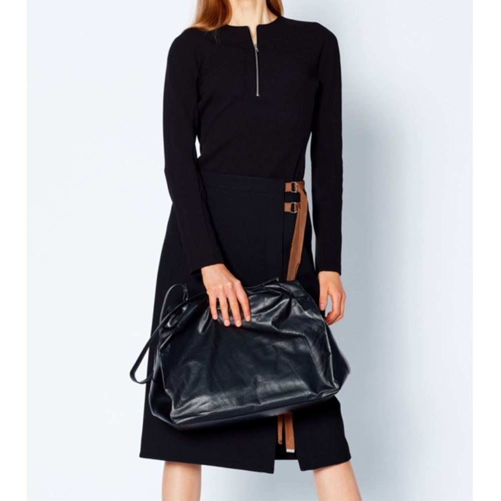 Tibi Structured Crepe Zip Up Top (Nwt) Size: 4 - image 3